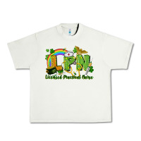 Pistachio LPN Licensed Practical Nurse St. Patrick's Day Urban Heavy Tee - CowGirlArtShop
