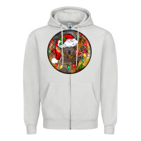Dove Grey Christmas koala Zipper Hoodie - BarkalooDesign