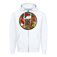 White Christmas koala Zipper Hoodie - BarkalooDesign