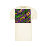 Vintage Arctic mardi gras leopard background Vintage Tee - RanaPortraitStore
