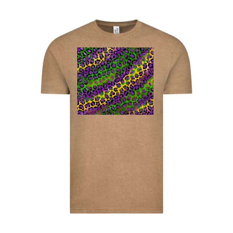 Mardi Gras Leopard Background Vintage Tee by RanaPortraitStore | Teevron