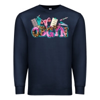 Navy obgyn Premium Sweatshirt - AdoDesignShop