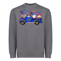 Storm american flag gnomes truck Heavyweight Sweatshirt - Artiststas