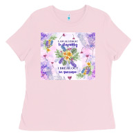 Bubblegum Pink i am allergic to stupidity Ladies Tee - TumblerDesignByShophia