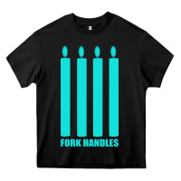 Black fork handles Heavy Core Tee - Bettercallsaul