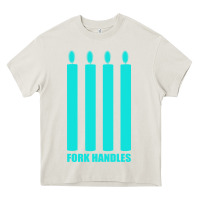 Cream fork handles Heavy Core Tee - Bettercallsaul
