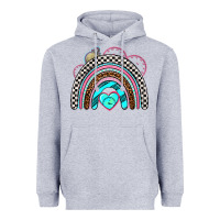 Heather Grey race rainbow Heavyweight Hoodie - AdoDesignShop