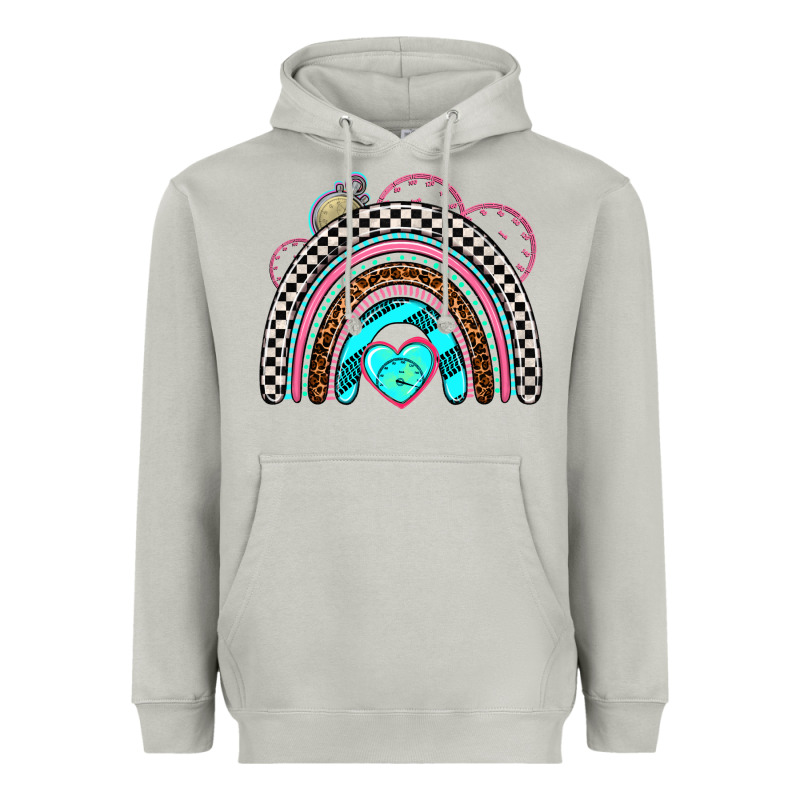Race Rainbow Heavyweight Hoodie by AdoDesignShop | Teevron