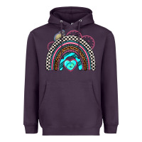 Plum race rainbow Heavyweight Hoodie - AdoDesignShop
