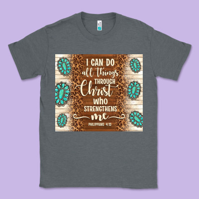 I Can Do All Things Through Christ Who Strengthens Classic Tee Designed By Tumblerdesignbyshophia
