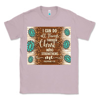 Lilac i can do all things through christ who strengthens Classic Tee - TumblerDesignByShophia