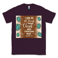 Plum i can do all things through christ who strengthens Classic Tee - TumblerDesignByShophia