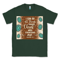 Sports Green i can do all things through christ who strengthens Classic Tee - TumblerDesignByShophia