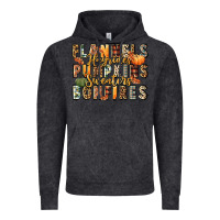 Vintage Black flannels hayrides pumpkins  bonfires Vintage Hoodie - FaDigitalArtStudio