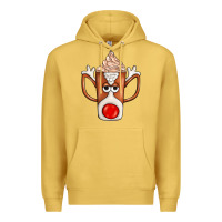 Antique Gold Coffee  Animal Premium Hoodie - CowhideDigitalArt