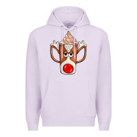 Lilac Coffee  Animal Premium Hoodie - CowhideDigitalArt