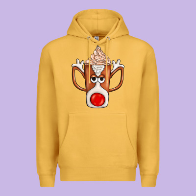 Coffee  Animal Premium Hoodie Designed By Cowhidedigitalart