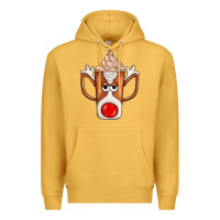 Mustard Coffee  Animal Premium Hoodie - CowhideDigitalArt