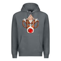 Rock Coffee  Animal Premium Hoodie - CowhideDigitalArt