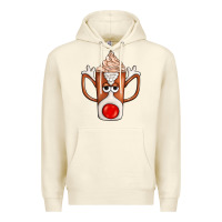 Sandshell Coffee  Animal Premium Hoodie - CowhideDigitalArt