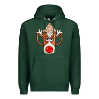 Sports Green Coffee  Animal Premium Hoodie - CowhideDigitalArt