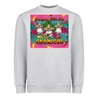 Heather Grey mexican hanging with my gnomigos Heavyweight Sweatshirt - Artiststas