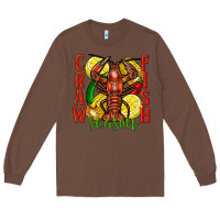 Chestnut Crawfish season Long Sleeve Tee - FaDigitalArtStudio