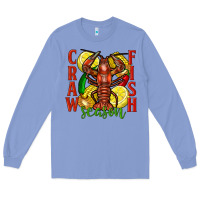 Colony Blue Crawfish season Long Sleeve Tee - FaDigitalArtStudio