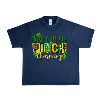 Navy Just call me pinch charming Urban Heavy Tee - CowGirlArtShop