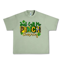 Oil Green Just call me pinch charming Urban Heavy Tee - CowGirlArtShop