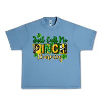 Pebble Blue Just call me pinch charming Urban Heavy Tee - CowGirlArtShop