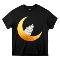 Black Howling Wolf Heavy Core Tee - Bettercallsaul