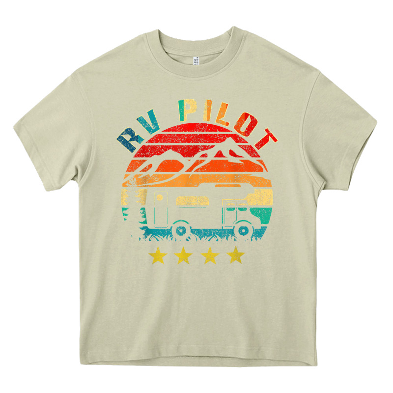 Rv Pilot Camping Funny Vintage Motorhome Travel Vacation T Shirt Heavy Core Tee by maiPhamDesign | Teevron