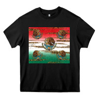 Black Mexican Flag Heavy Core Tee - RanaPortraitStore