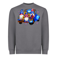 Storm american flag gnomes truck sunflowers star leopard Heavyweight Sweatshirt - Artiststas