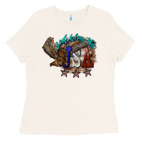 Bone God bless the USA Eagle 4th of july Ladies Tee - HowdyJamesFarm