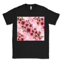 Black hibiscus flowers with glitter Classic Tee - TumblerDesignByShophia