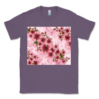 Lavender hibiscus flowers with glitter Classic Tee - TumblerDesignByShophia
