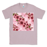 Lilac hibiscus flowers with glitter Classic Tee - TumblerDesignByShophia