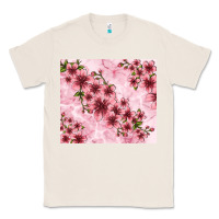 Natural hibiscus flowers with glitter Classic Tee - TumblerDesignByShophia