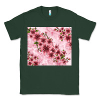 Sports Green hibiscus flowers with glitter Classic Tee - TumblerDesignByShophia