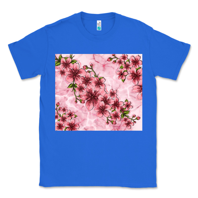 Hibiscus Flowers With Glitter Classic Tee by TumblerDesignByShophia | Teevron