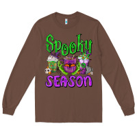 Chestnut Spooky Season Coffee Cups Long Sleeve Tee - FaDigitalArtStudio