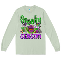 Matcha Spooky Season Coffee Cups Long Sleeve Tee - FaDigitalArtStudio