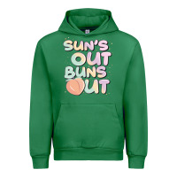 Emerald sun's out buns out Urban Hoodie - JahusDesignShop