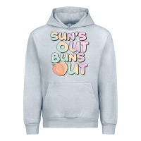 Heather Grey sun's out buns out Urban Hoodie - JahusDesignShop