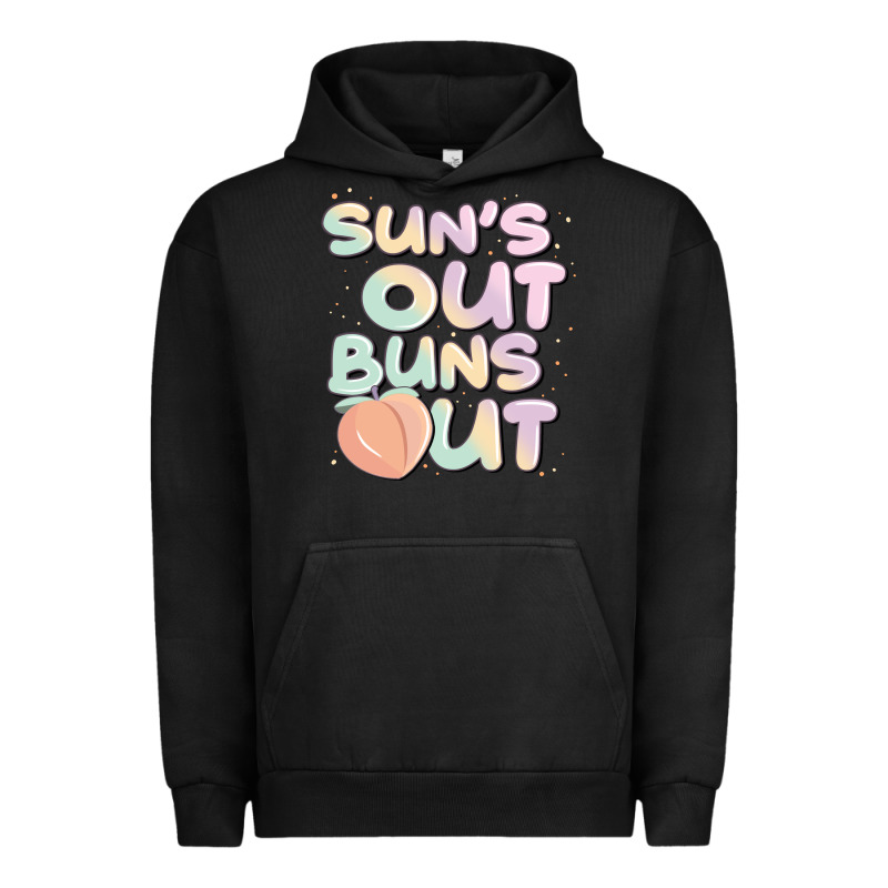 Sun's Out Buns Out Urban Hoodie by JahusDesignShop | Teevron