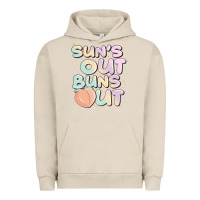 Pigment French Oak sun's out buns out Urban Hoodie - JahusDesignShop