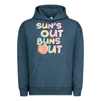 Pigment Midnight Navy sun's out buns out Urban Hoodie - JahusDesignShop