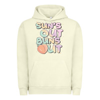 Pigment Pistachio sun's out buns out Urban Hoodie - JahusDesignShop